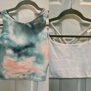 Athleta bundle Large crop and sports bra